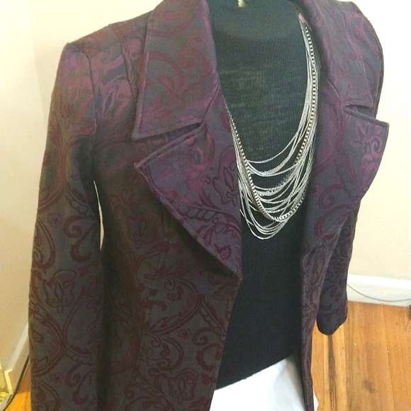 Silver Multi-Strand Chain Necklace - Picture 2 of 3